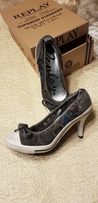 Zapatos Replay Negros Talla 38