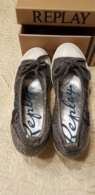 Zapatos Replay Negros Talla 38