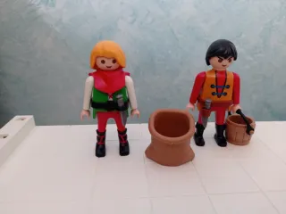 Playmobil Campesinos Medievales / Belén FF