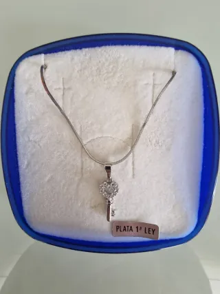 Colgante Llave Plata 1ª Ley