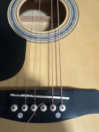 Guitarra Acústica Madera Clara