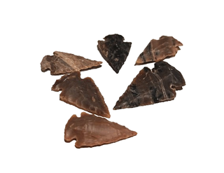 Puntas de Flecha de Jaspe Auténticas