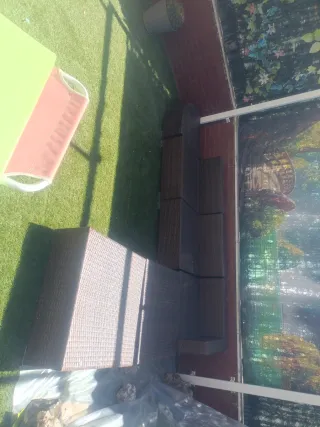 Conjunto de sillones de jardín ratán