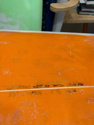 Tabla de Surf Twin Pin Naranja