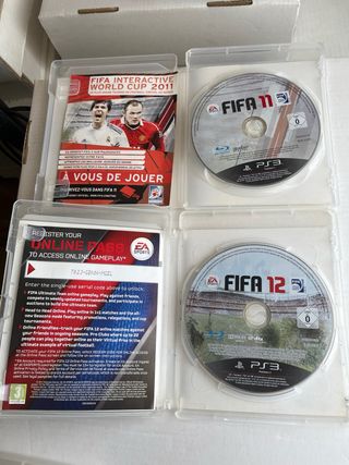 Lote 4 Juegos FIFA PS3: 11, 12, 13, 14
