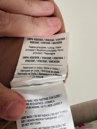 Vestido/Falda Larga Twin-set Marrón Talla Única