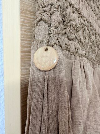 Vestido/Falda Larga Twin-set Marrón Talla Única