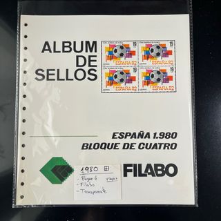 1980 hojas de Sellos España 1980 Bloque 4.