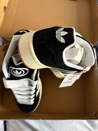 Zapatillas Adidas Campus Negras y Blancas