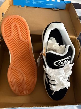 Zapatillas Adidas Campus Negras y Blancas