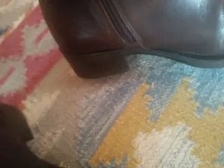 Botas altas de cuero marrón