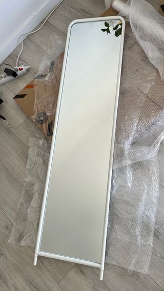 Espejo de pie KNAPPER IKEA blanco 48x160