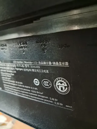 Monitor Dell Negro/Plateado