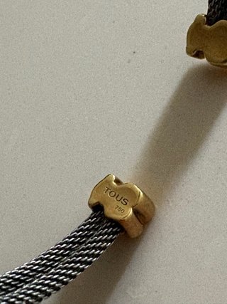 Pulsera Tous Icon M Oro 18k y Acero