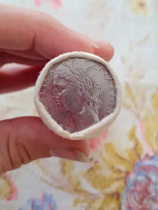 Rotolino 100 Lire Italiane 1977 Banca Popolare