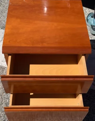 2 Mesitas de Noche Madera