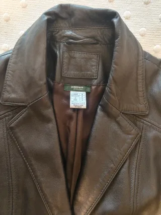 Abrigo Trench Piel La Redoute T.38