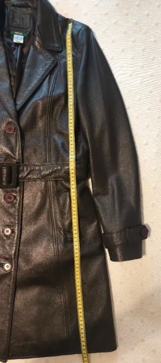 Abrigo Trench Piel La Redoute T.38
