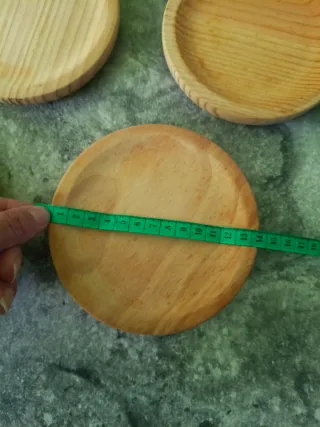 10 Platos de madera rústicos