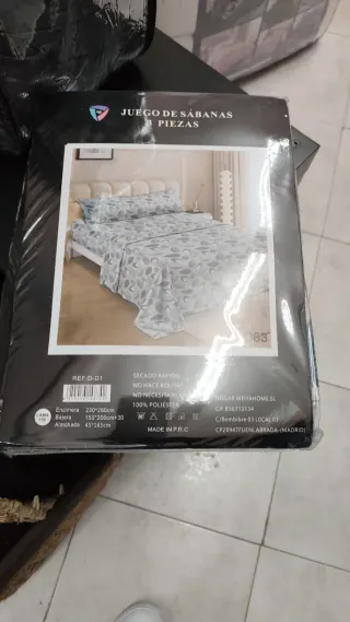 Set di Lenzuola Viola e Bianco