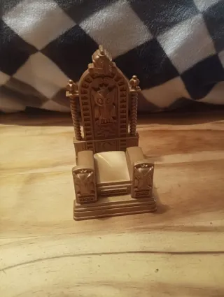 Trono Playmobil Vikingo Dorado
