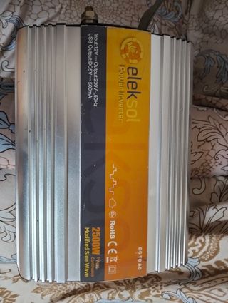 Inversor Eleksol 2500W 12V a 230V