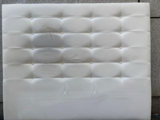 Cabecero blanco polipiel