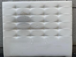 Cabecero blanco polipiel