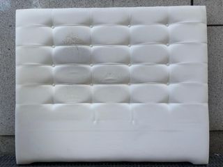 Cabecero blanco polipiel