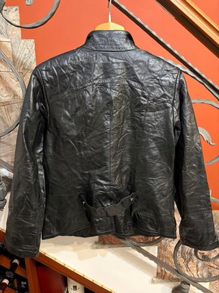 Giacca donna in vera pelle vintage