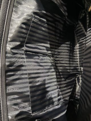 Bolso Victoria's Secret Rayas Rosas y Blancas