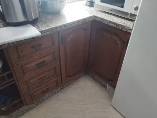 Puertas de cocina de madera