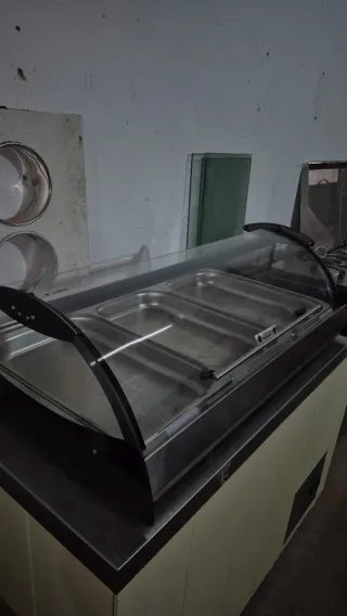 Vitrina expositora caliente