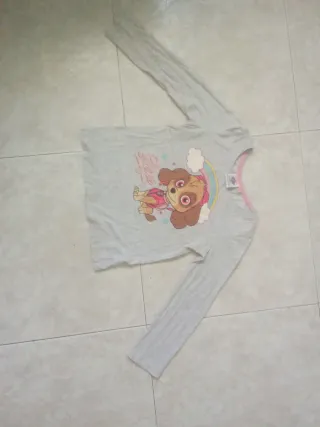 Camiseta Patrulla Canina Manga Larga Niña