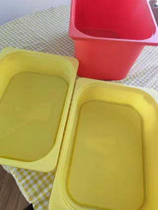 Scatole TROFAST Ikea urgenti (Rosso, Giallo, Rosa)