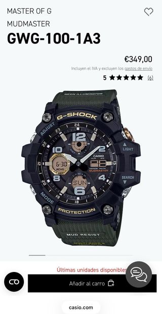 Casio G-Shock GWG-100-1A3ER Mudmaster