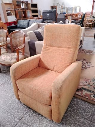 SILLÓN RELAX DE TELA RECLINABLE