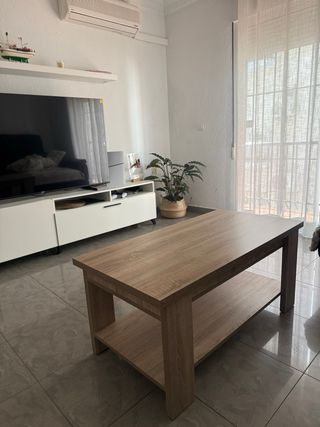 Mesa de centro extensible madera