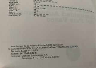 Vertebrados del Pais Vasco
