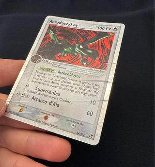Aerodactyl ex 94/100 Holo Carta Pokémon