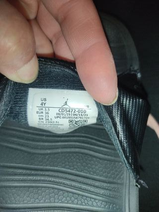 Ciabatte Nike Jordan nere taglia 36