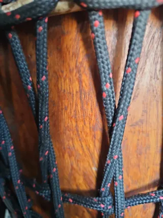 Djembe artesanal 61cm / 34cm caoba africana (khaya