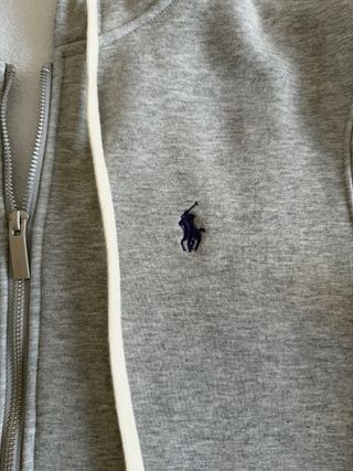 Sudadera Polo Ralph Lauren Gris Cremallera