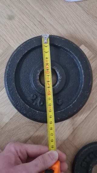 2 Mancuernas 10kg c/u