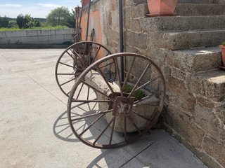 Arado antiguo de vertedera