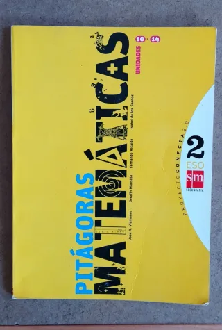 Matemáticas Pitágoras en tres tomos, 2º ESO, SM