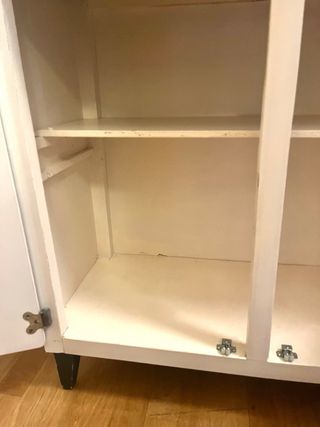Mueble Cocina Alacena Baja Beige/Blanco
