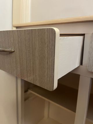 Mueble Cocina Alacena Baja Beige/Blanco