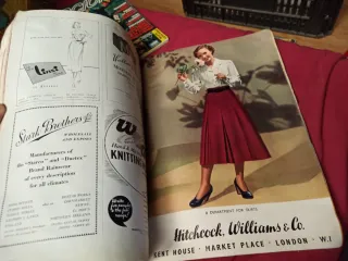 3x2 Rivista britannica di esportazione di tessuti e moda "The Ambassador", numero 12 del 1949