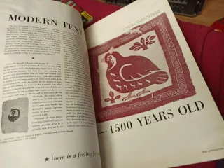 3x2 Rivista britannica di esportazione di tessuti e moda "The Ambassador", numero 12 del 1949